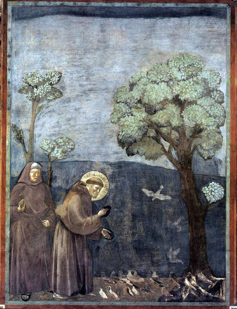 Predika till fåglarna   Giotto