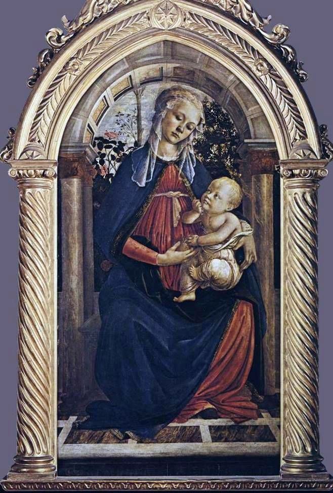 Madonna i Rose Garden   Sandro Botticelli