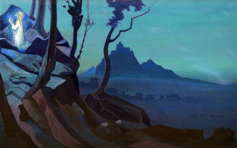 Skål med Kristus   Nicholas Roerich