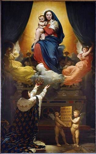 Louis XIII: s löfte   Jean Auguste Dominique Ingres