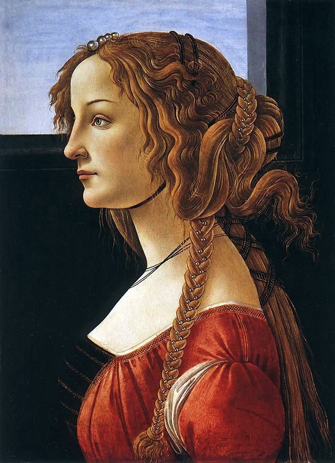 Porträtt av Simonetta Vespucci   Sandro Botticelli