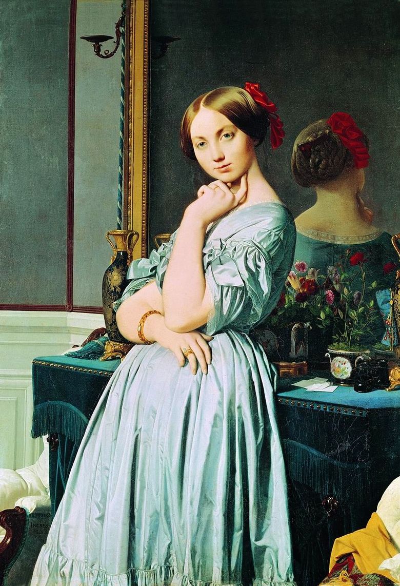 Porträtt av Louise dOssonville   Jean Auguste Dominique Ingres