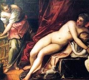 Leda och svanen   Jacopo Tintoretto