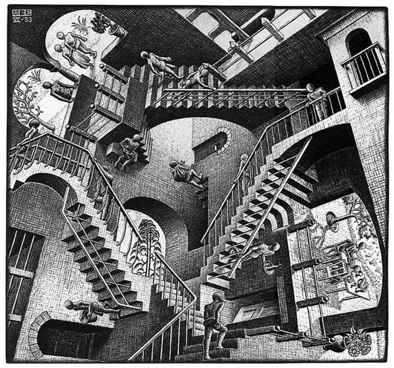 Relativitet   Maurits Escher