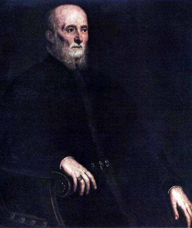 Porträtt av Alvise Cornaro   Jacopo Tintoretto