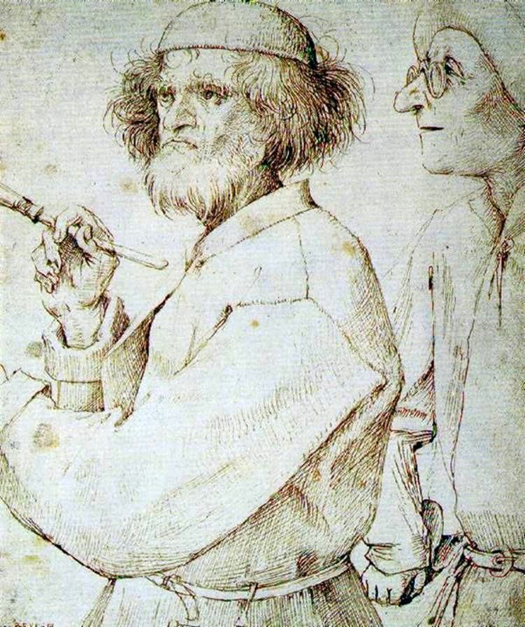 Målare och köpare   Peter Bruegel