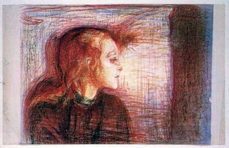 Epileptisk flicka   Edvard Munch