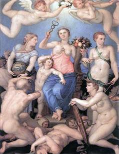 Allegory of Happiness   Agnolo Bronzino