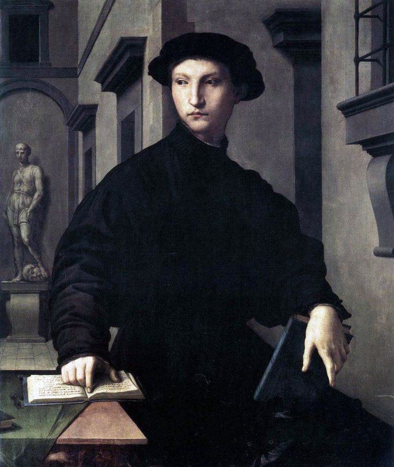 Porträtt av Ugolino Martelli   Agnolo Bronzino