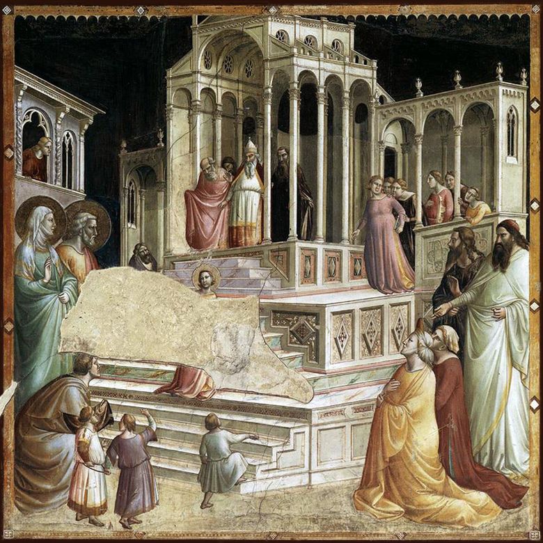 Introduktion av Maria till templet   Taddeo Gaddi